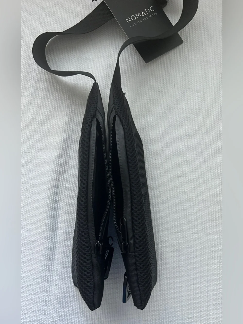 NOMATIC Waist Straps 2.0 Black Padded Travel Hip Belt